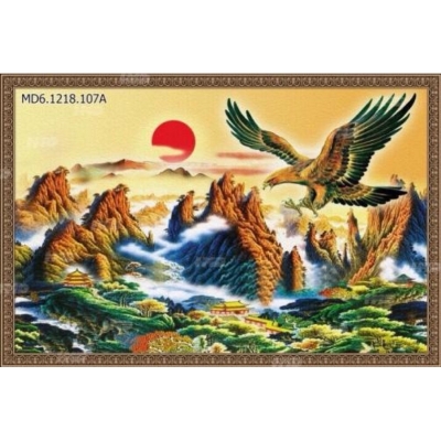 Tranh gạch 3d ốp tường phong thủy - 289CV