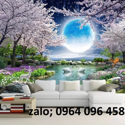 Tranh gạch men 3d trang trí phòng khách - 6BVCX