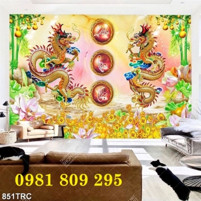Gạch tranh , gạch rồng , tranh cập rồng 3d
