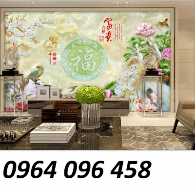 Tranh gạch 3d ốp tường phòng khách - phòng ngủ - FVC65