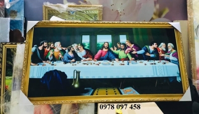 Tranh gạch - tranh bàn tiệc thánh