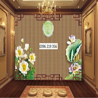 Tranh gạch men 3d Phòng Thờ phong thủy