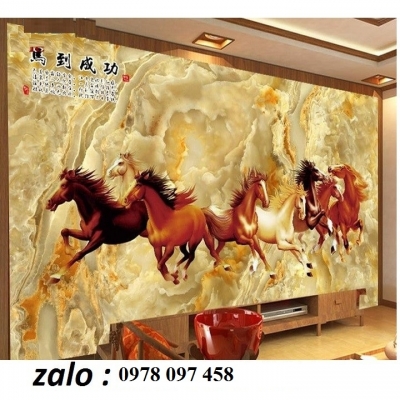 Gạch tranh 3D - tranh phong thủy