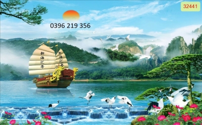 Gạch tranh - Tranh trang trí tường 3d