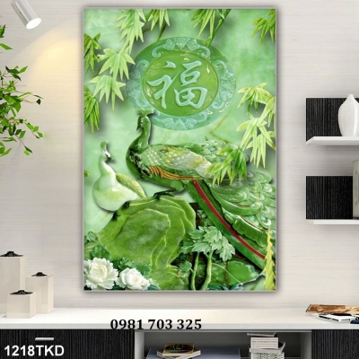 Tranh gạch 3D khổ đứng đẹp
