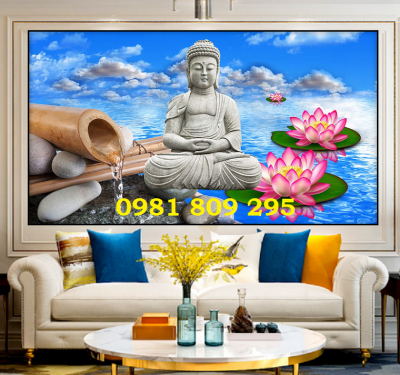 Tranh phật đẹp - gạch tranh 3d ban thờ