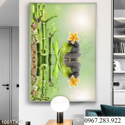 Tranh 3D- Tranh cây tre