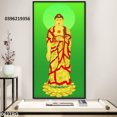 Tranh gạch Phật giáo trang trí