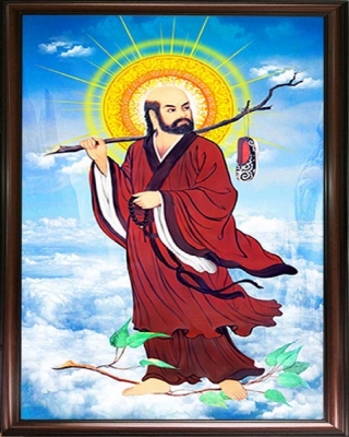 Tranh gạch men 3d ốp tường phòng thờ - LSVX433