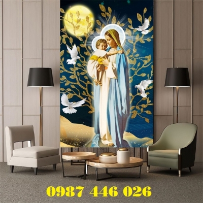 Tranh gạch men thiên chúa HP0833