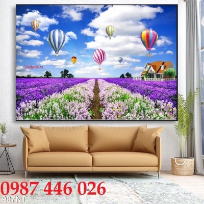 Gạch ốp tường đẹp vườn hoa 3d HP9373