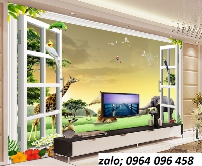 tranh 3d - tranh gạch 3d ốp tường phòng ngủ - SHF32