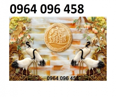 Tranh gạch ốp tường hoa sứ ngọc 3d - XDSX33