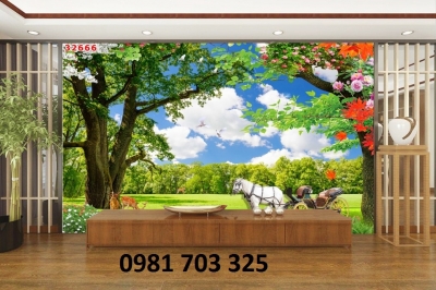 Tranh 3D- gạch tranh trang trí