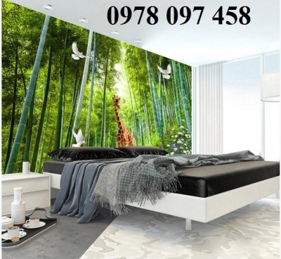 Gạch tranh trang trí phòng ngủ