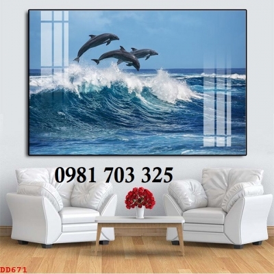 Gạch tranh 3D cảnh biển đẹp