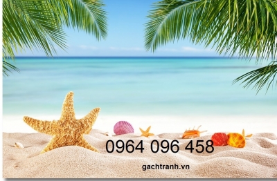Tranh gạch 3d ốp tường phong cảnh biển - SCX43