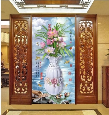 Gạch tranh khổ dọc