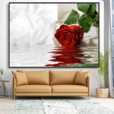 Tranh gạch hoa 3d trang trí tường