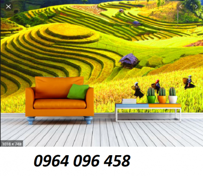 Tranh gạch 3d ruộng bậc thang - CX43