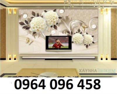 Tranh gạch ốp tường sau tivi - HBB65