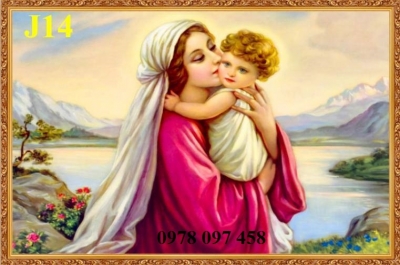 Tranh gạch men 3D - tranh công giáo