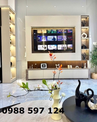 Tấm than tre ốp tường đẹp phòng khách