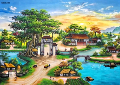 Tranh đồng quê trang