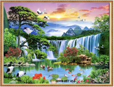 Gạch tranh 3D ốp tường