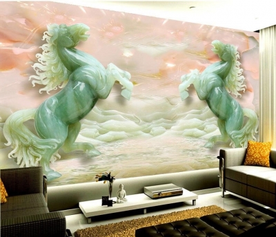 Tranh sứ ngọc 3D trang trí phòng