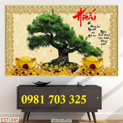 Tranh gạch 3d trang trí Hoa Mai