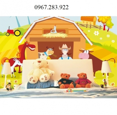 Gạch trang trí hoạt hình