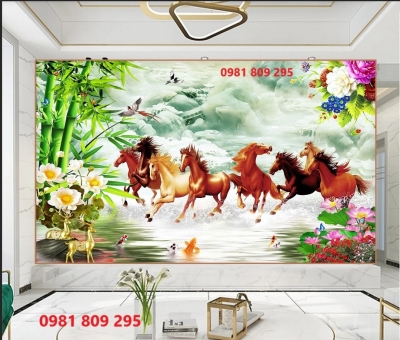 Tranh gạch ốp mã đáo thanh công Hn 9302