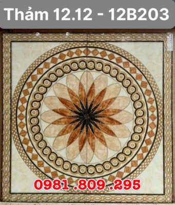 Gạch thảm trang trí , thảm gạch 1m6x1m6