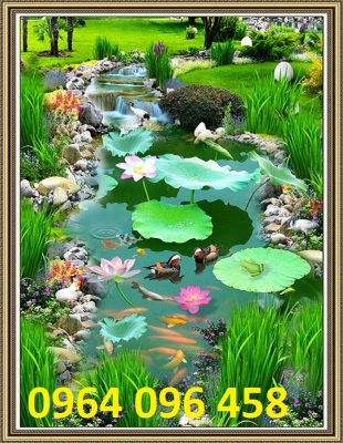 Tranh gạch 3d ốp tường hành lang - MCB532