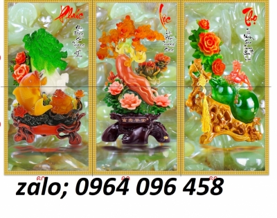 Tranh phong thủy phòng khách tranh gạch 3d - CXXX3