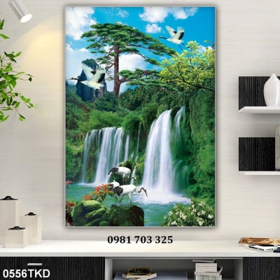 Tranh gạch khổ đứng đẹp