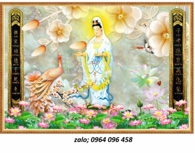 Tranh gạch 3d phật phòng thờ - JXDC33
