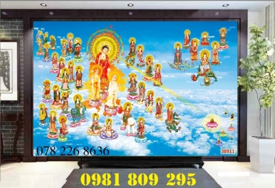 Tranh Phật giáo - gạch tranh 3d