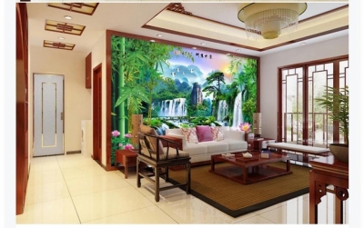 Tranh phong cảnh - tranh gạch 3D