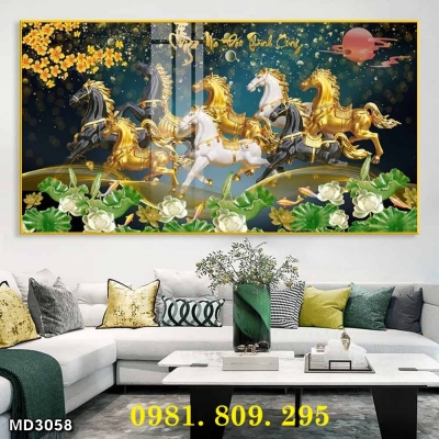 Giá gạch tranh 3D trang trí mã đấo thành công