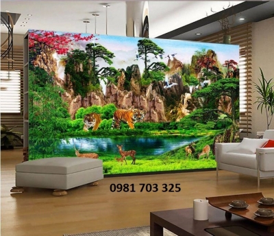 Tranh gạch 3D phong cảnh