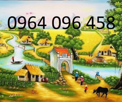 Tranh gạch phong cảnh đồng quê - DGBBB98