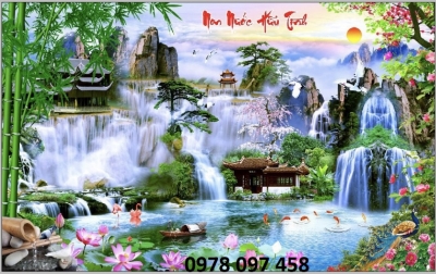 Tranh gạch men đẹp 3D