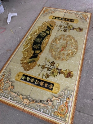 Tranh 3D - tranh phòng thờ