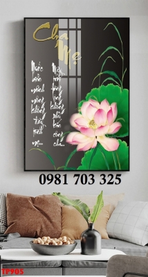 Gạch tranh đẹp thư pháp 3D