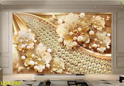 tranh hoa, gạch tranh trang trí tường