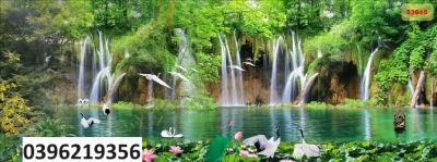 Tranh gạch sơn thủy đẹp trang trí