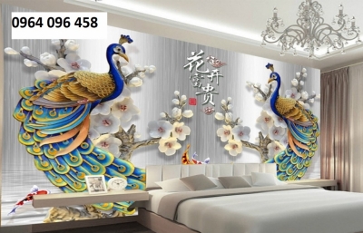 Tranh gạch 3d trang trí phòng khách 123ZP