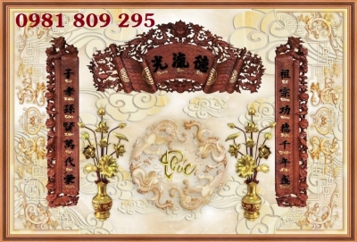 Tranh phòng thờ , gạch tranh 3d mâm ngũ quả